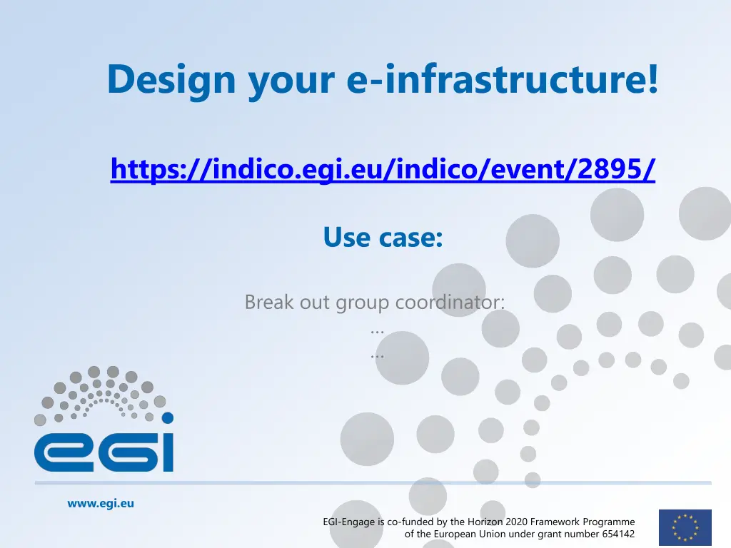 design your e infrastructure