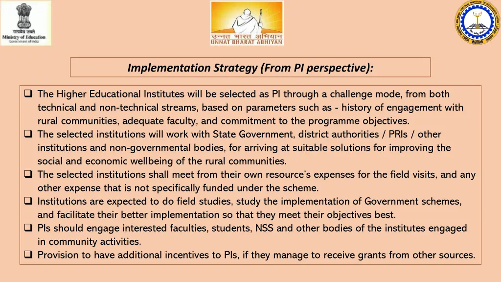 implementation strategy from pi perspective