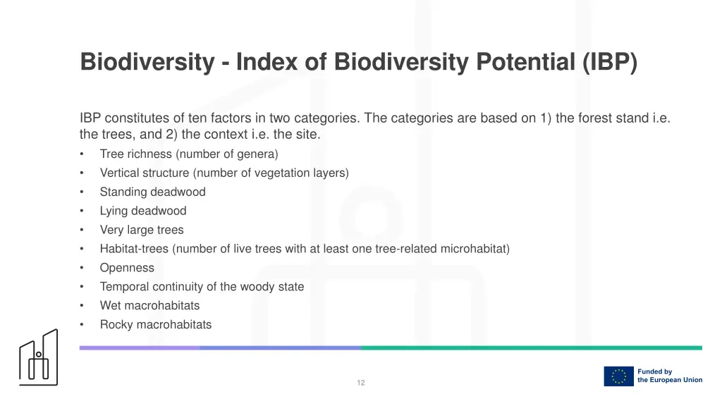 biodiversity index of biodiversity potential ibp 1