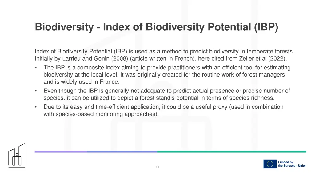 biodiversity index of biodiversity potential ibp