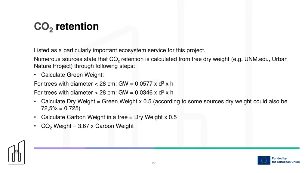 co 2 retention