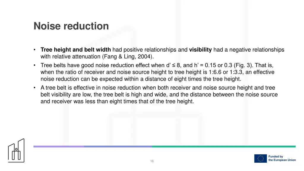 noise reduction