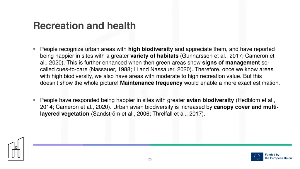 recreation and health