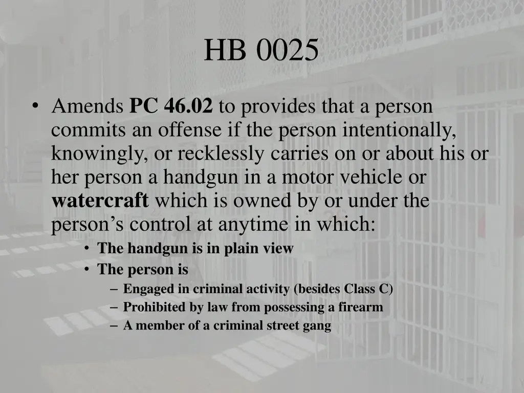 hb 0025
