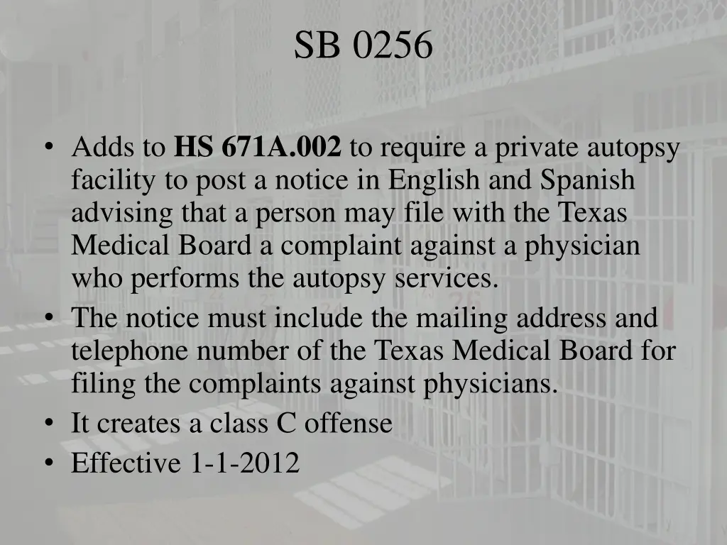 sb 0256