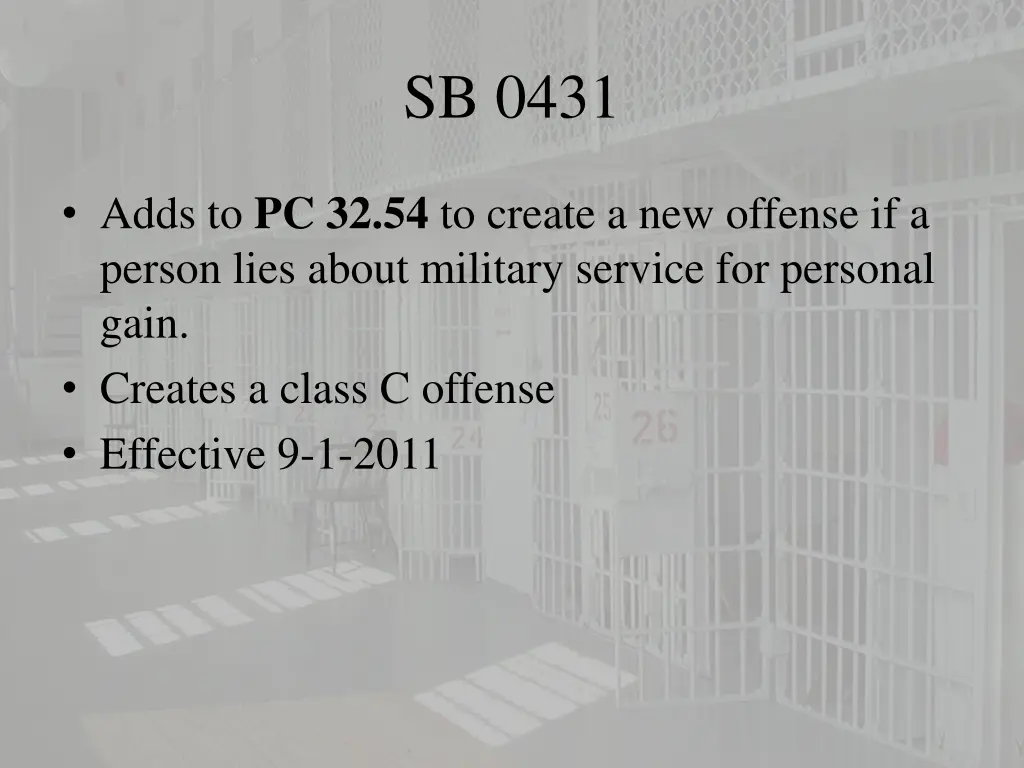 sb 0431