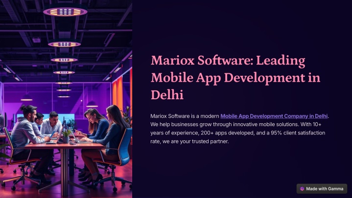 mariox software leading mobile app development