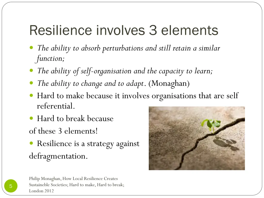 resilience involves 3 elements
