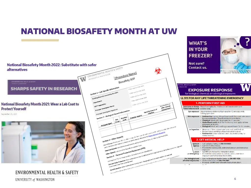 national biosafety month at uw