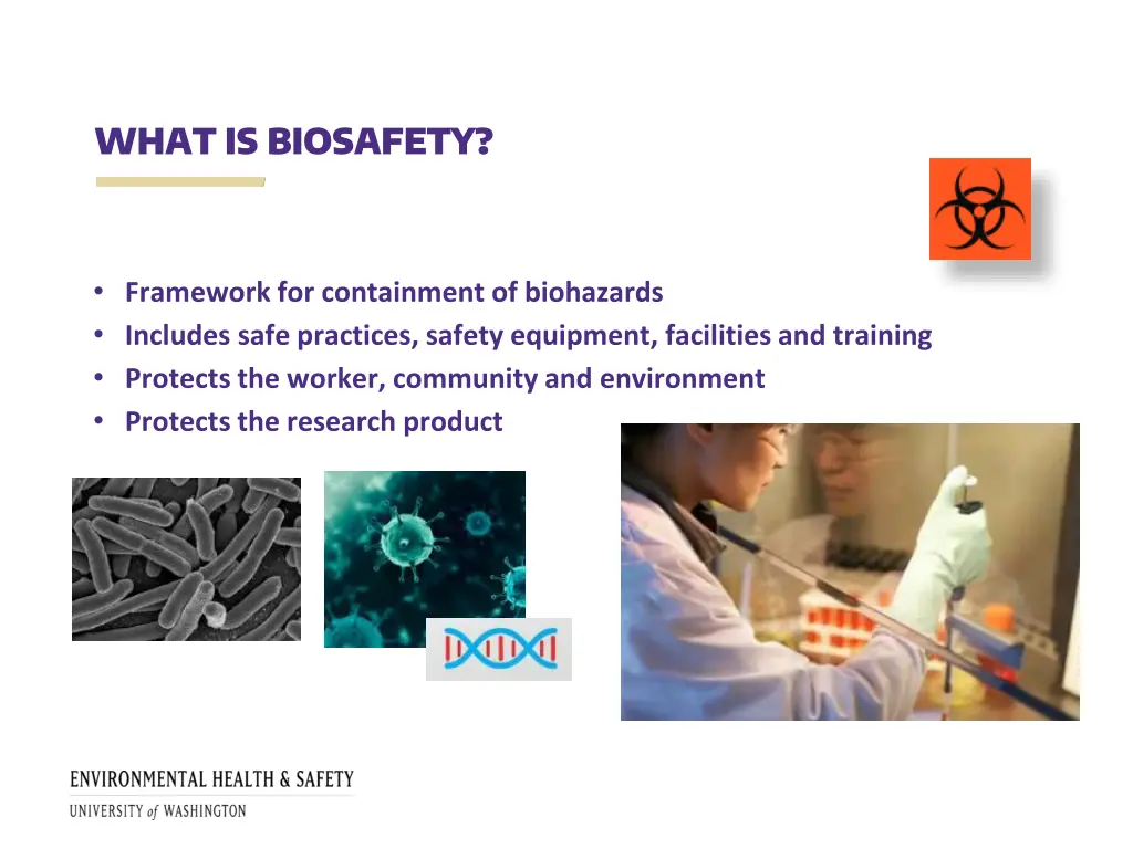 what is biosafety