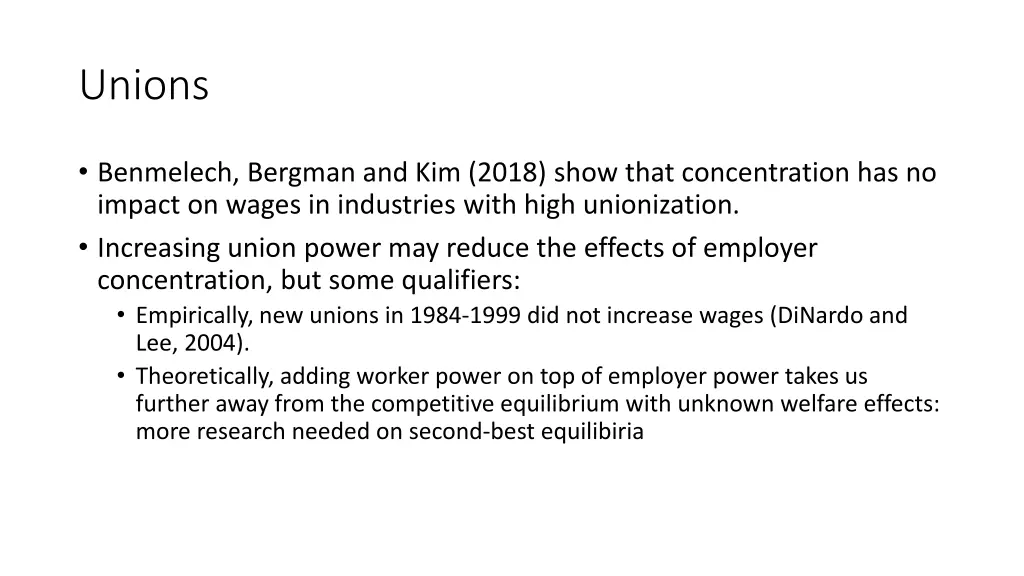 unions