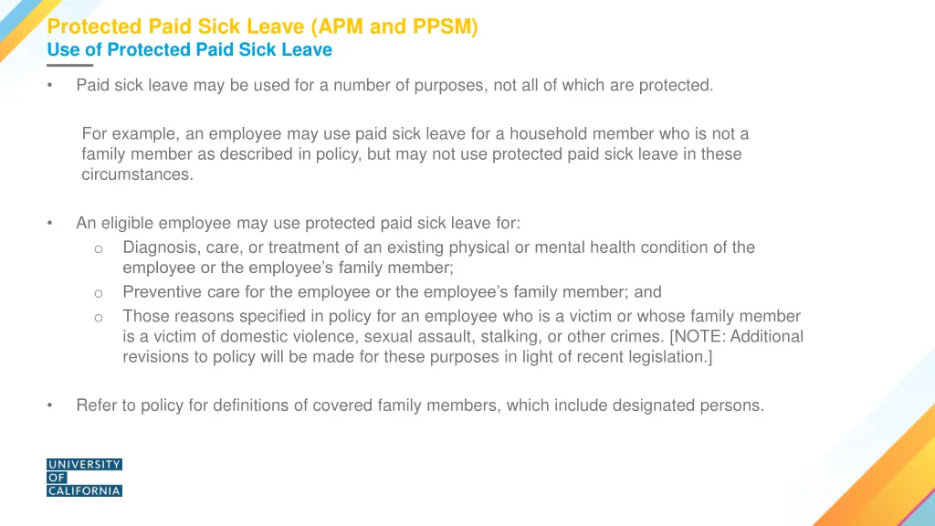 protected paid sick leave apm and ppsm 1