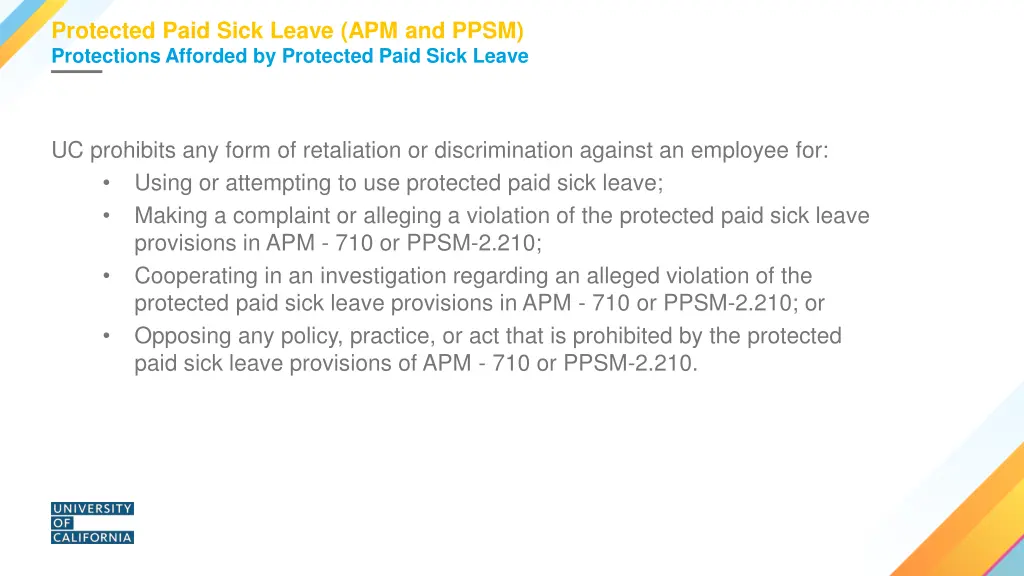 protected paid sick leave apm and ppsm 2
