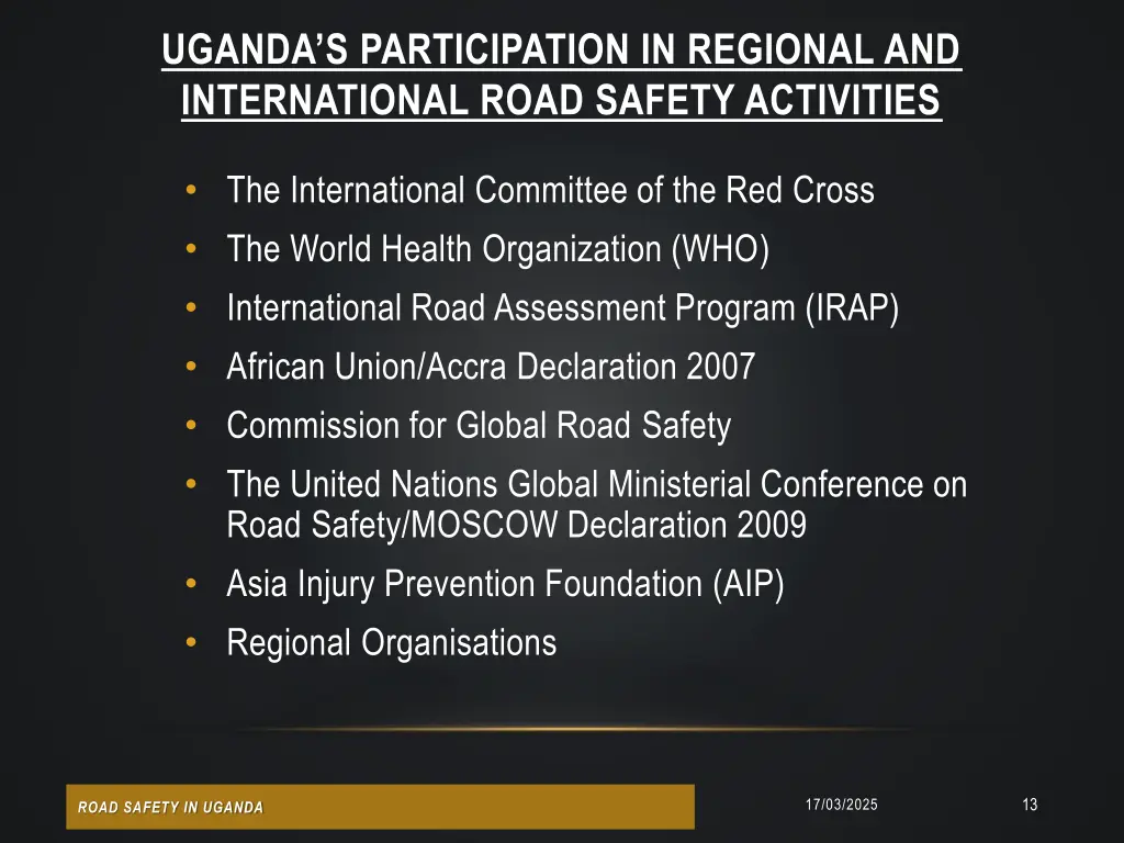 uganda s participation in regional