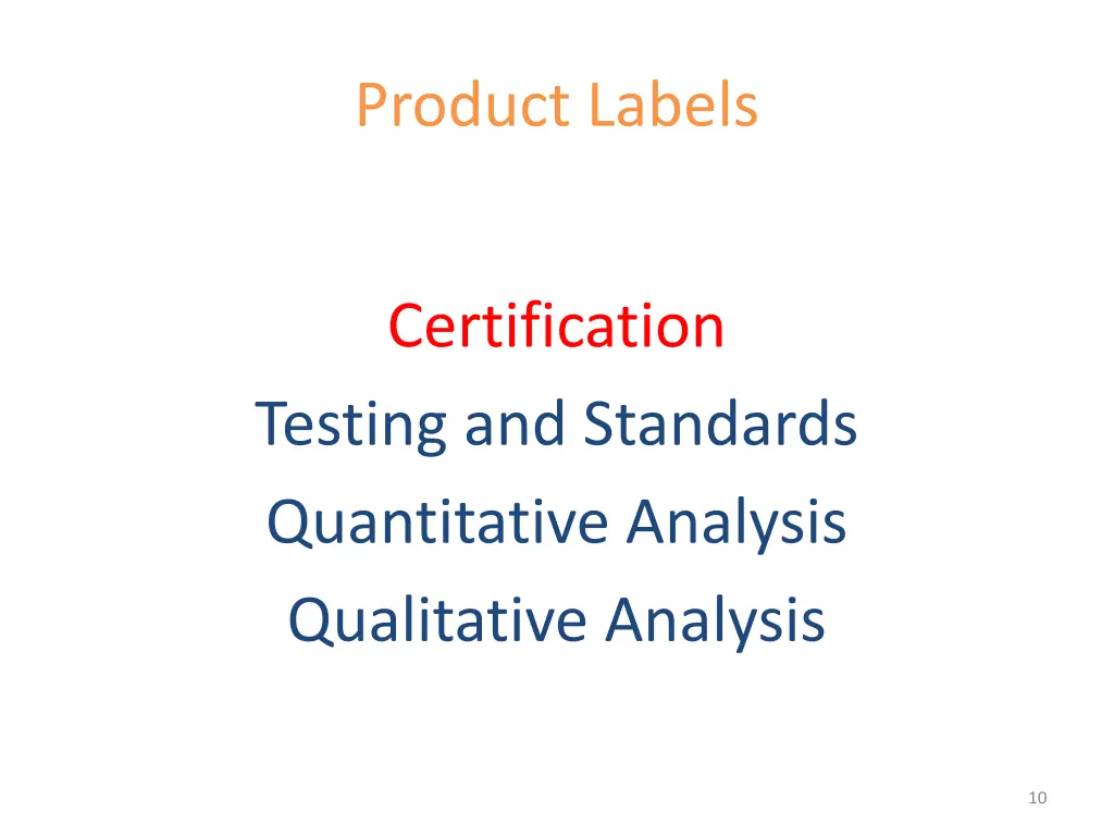 product labels 1