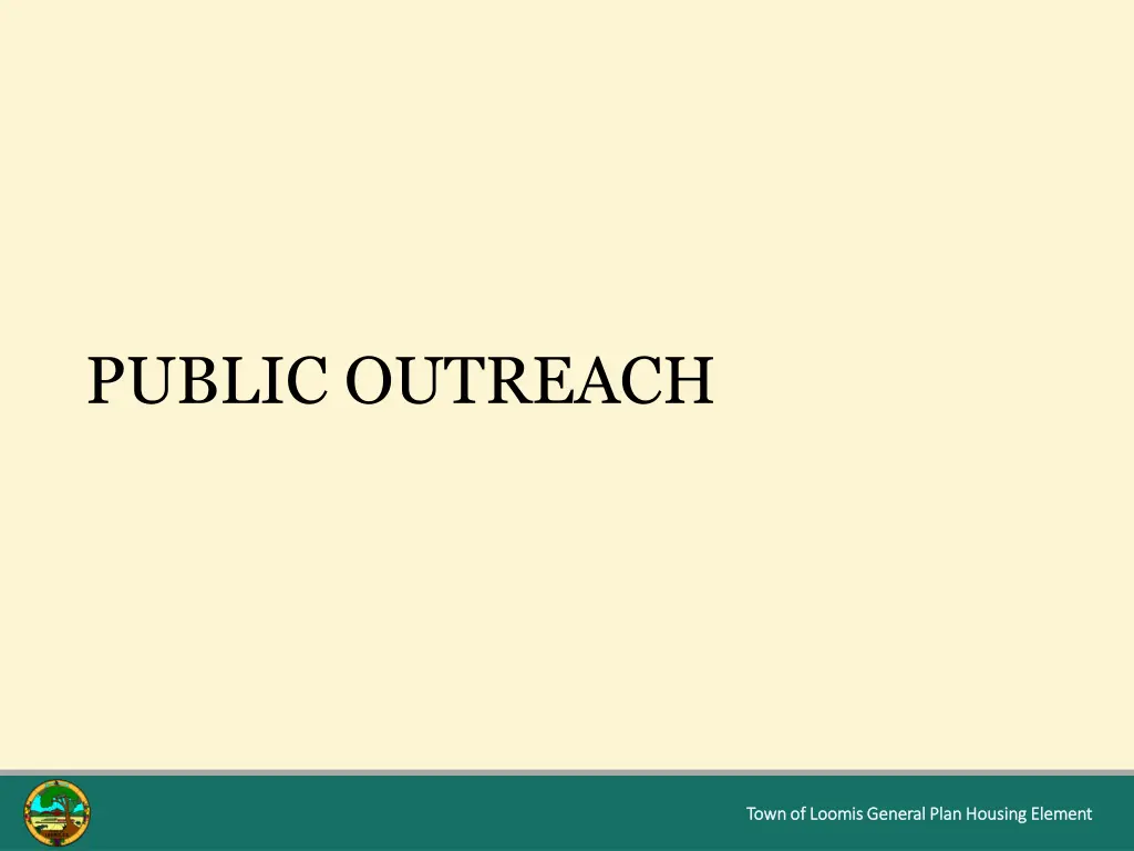 public outreach