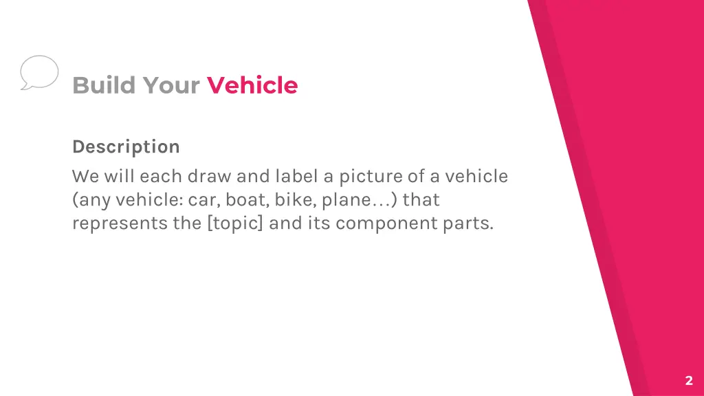build your vehicle