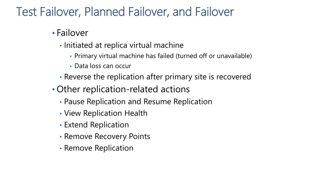 test failover planned failover and failover test 1