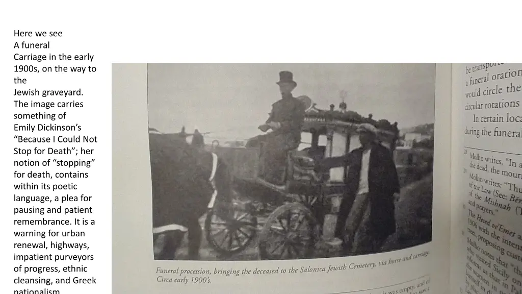 here we see a funeral carriage in the early 1900s