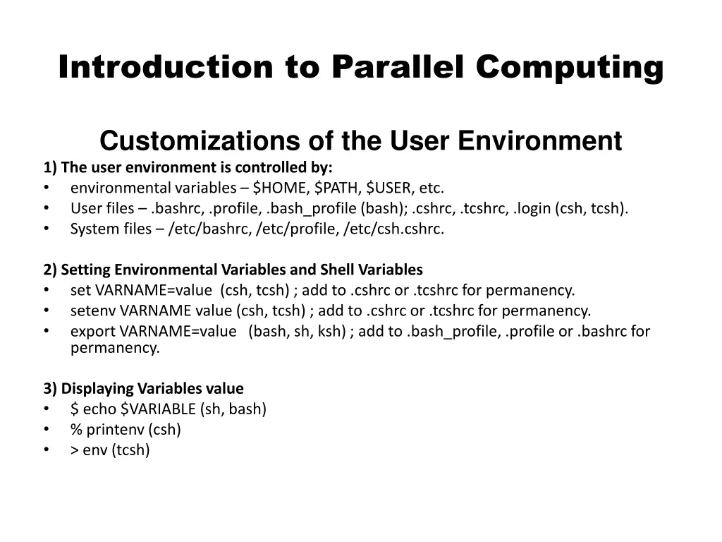 introduction to parallel computing 10