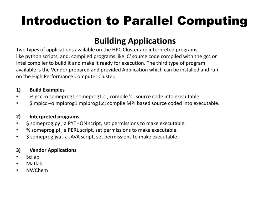 introduction to parallel computing 13