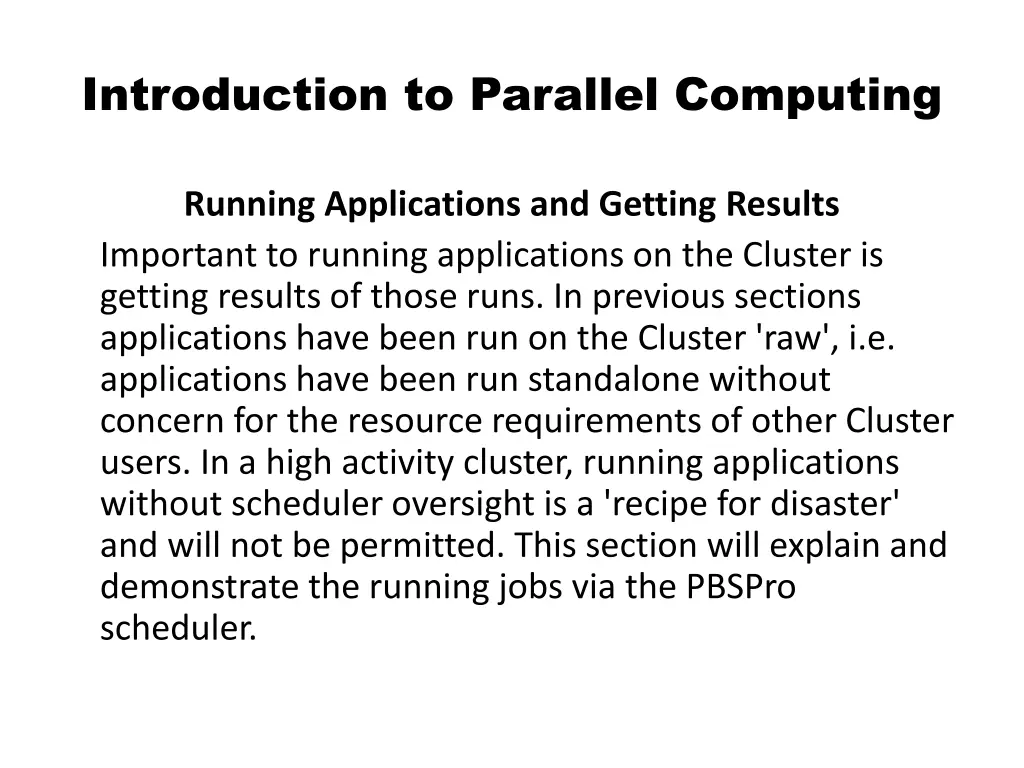 introduction to parallel computing 14