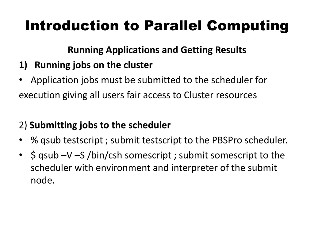 introduction to parallel computing 16