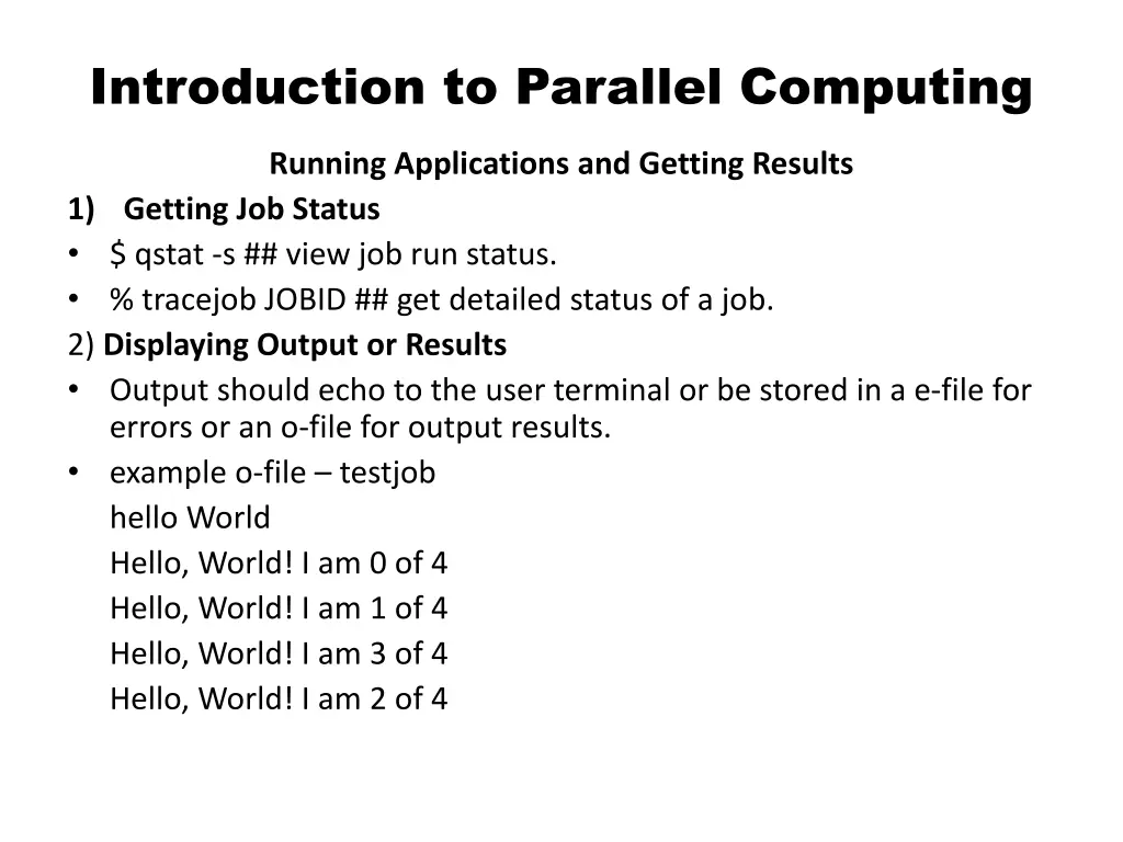 introduction to parallel computing 18