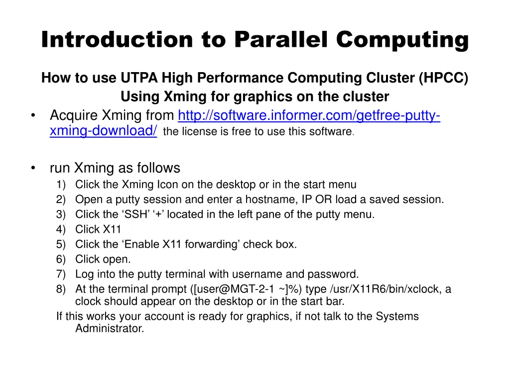 introduction to parallel computing 8
