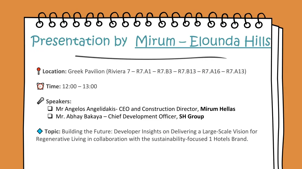 presentation by mirum elounda hills