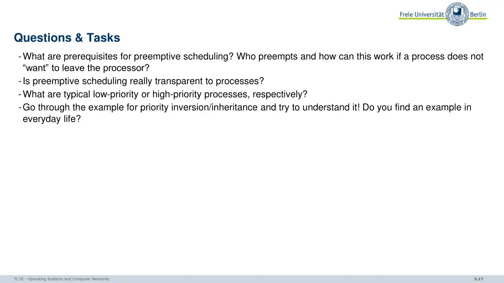 questions tasks 1