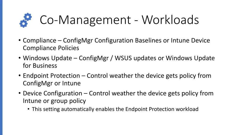 co management workloads