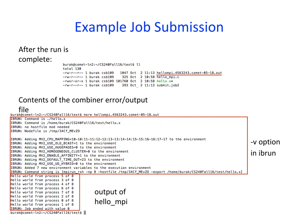 example job submission 2