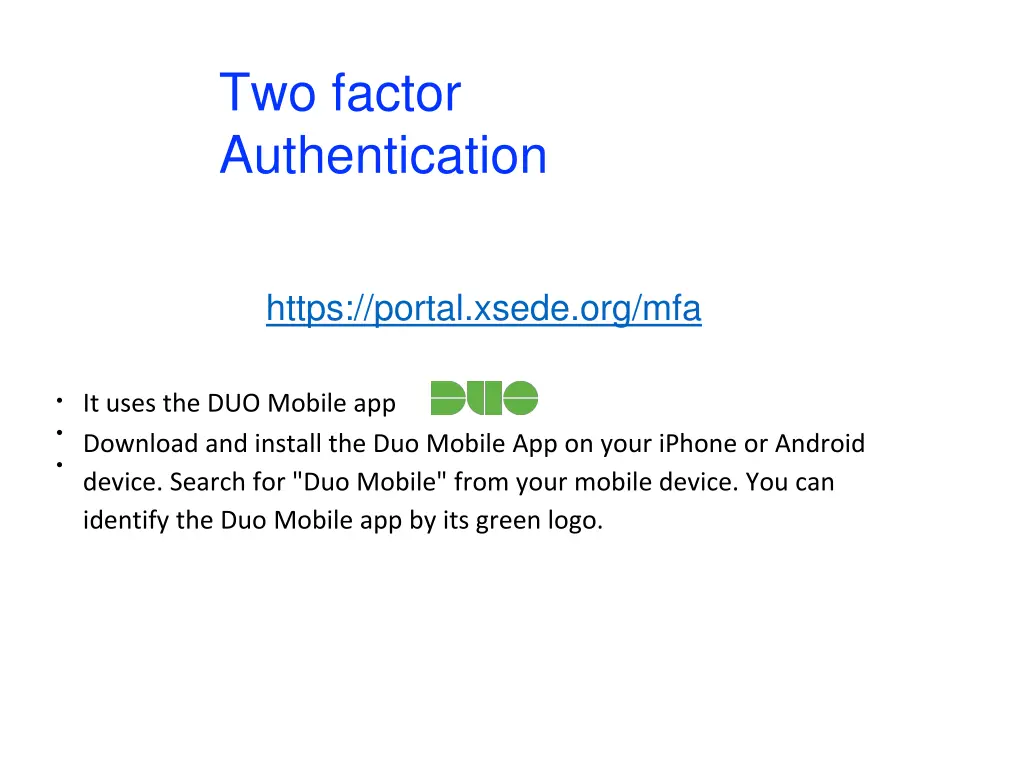 two factor authentication
