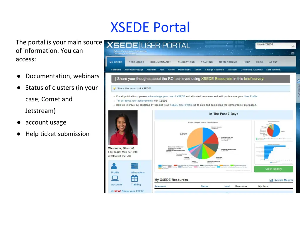 xsede portal