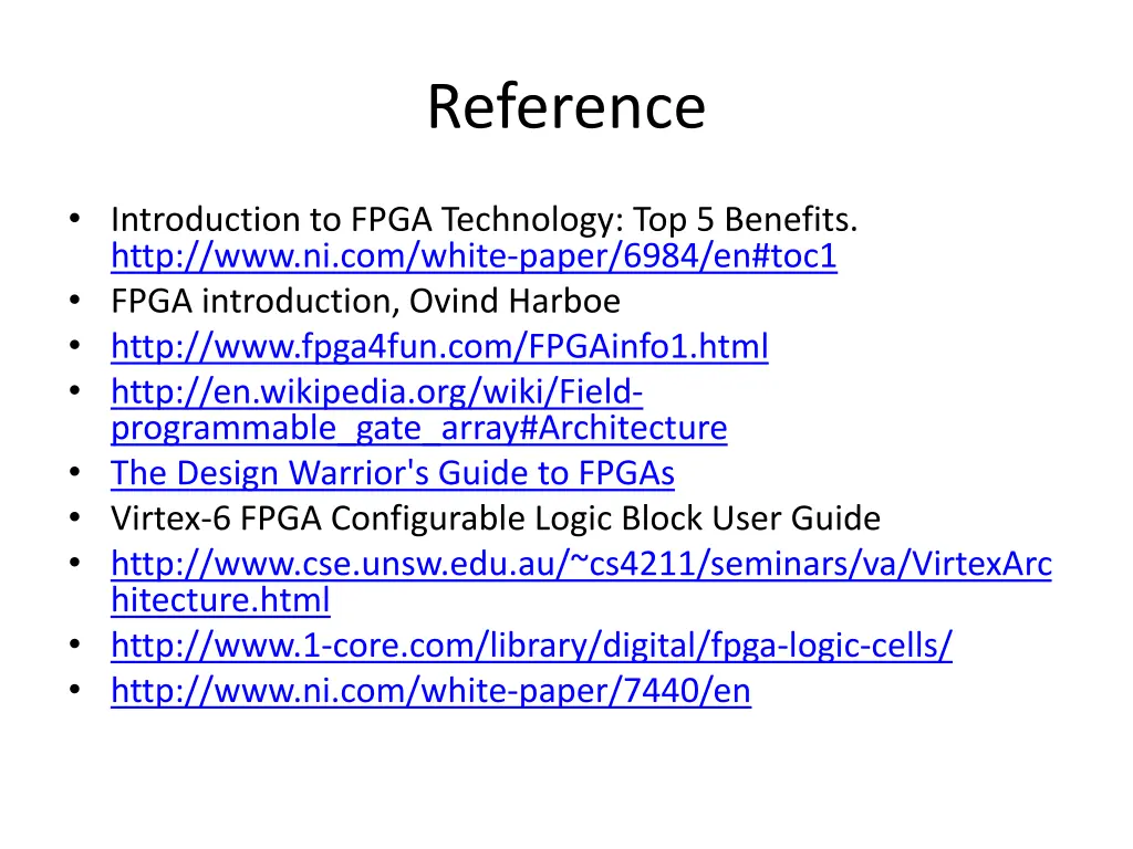 reference