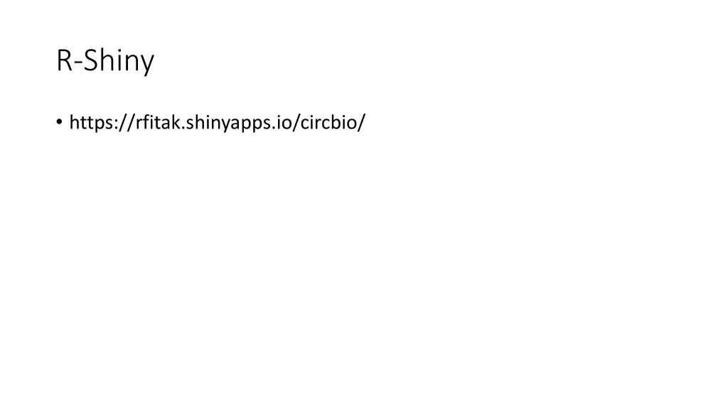 r shiny