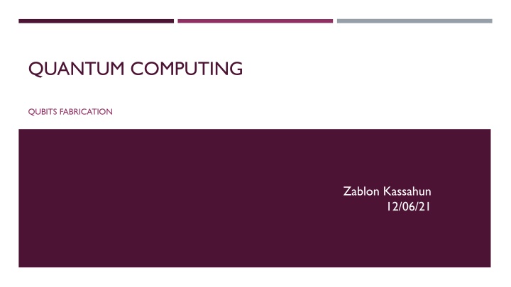 quantum computing