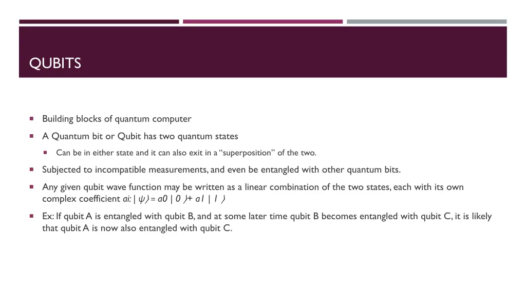 qubits