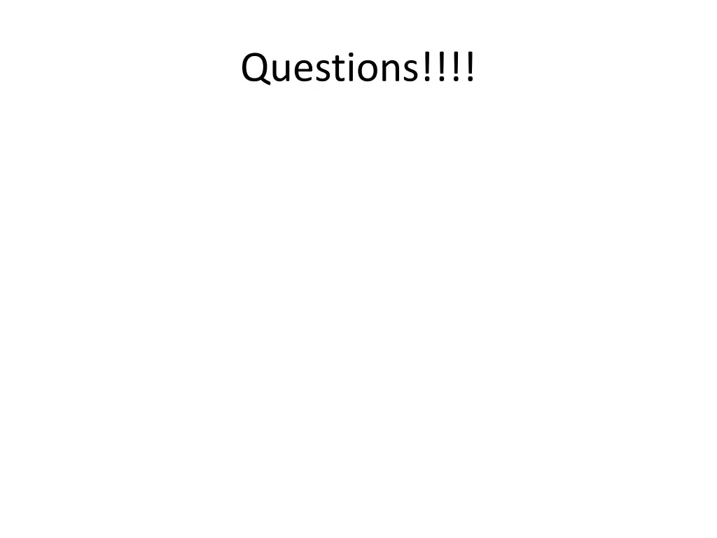 questions