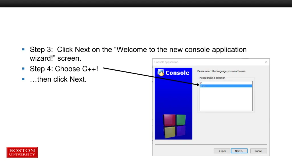 step 3 click next on the welcome