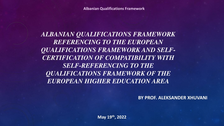 albanian qualifications framework