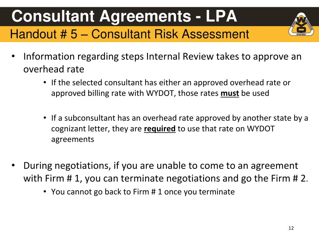consultant agreements lpa handout 5 consultant