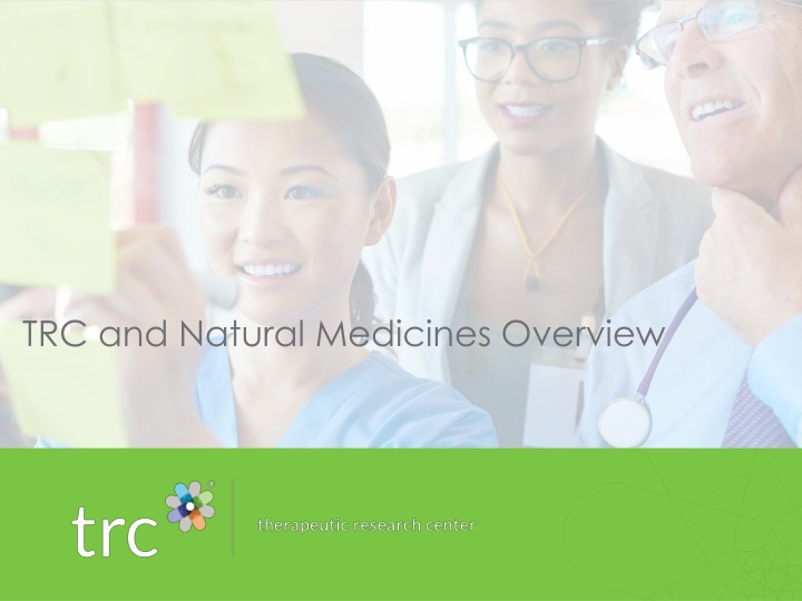 trc and natural medicines overview