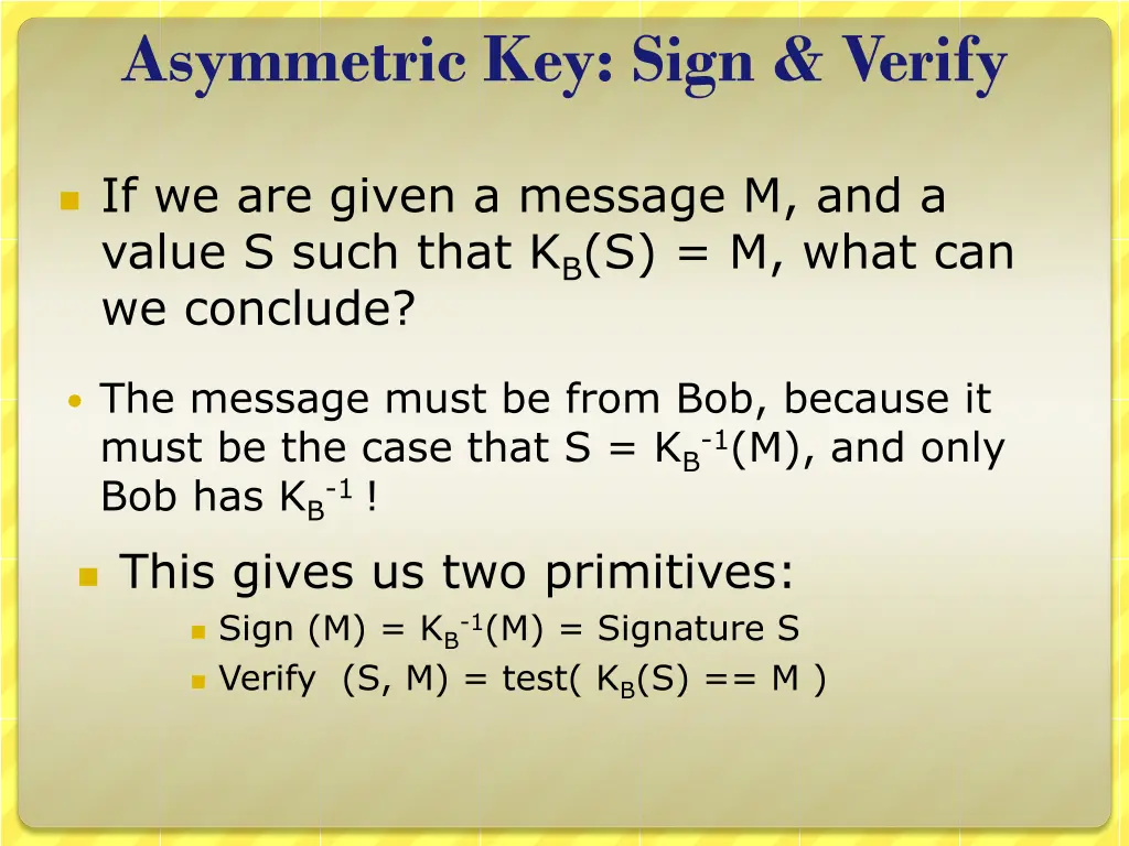 asymmetric key sign verify