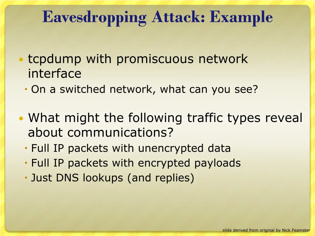 eavesdropping attack example