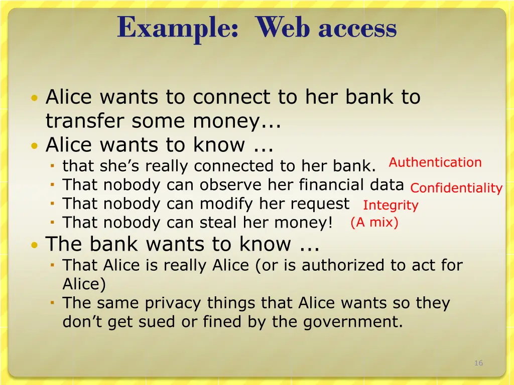 example web access