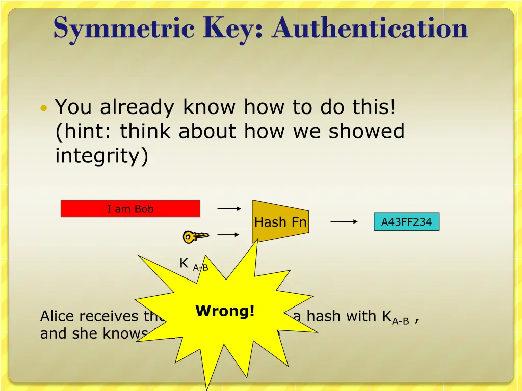 symmetric key authentication