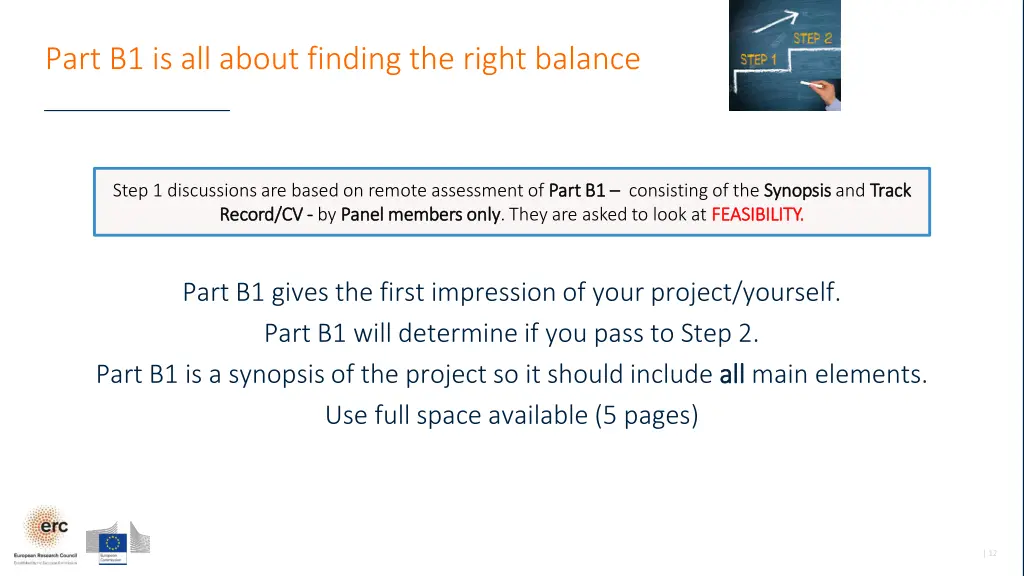 part b1 is all about finding the right balance