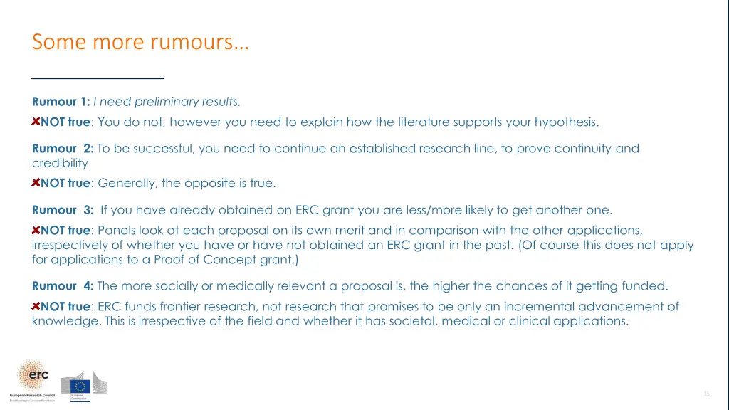 some more rumours